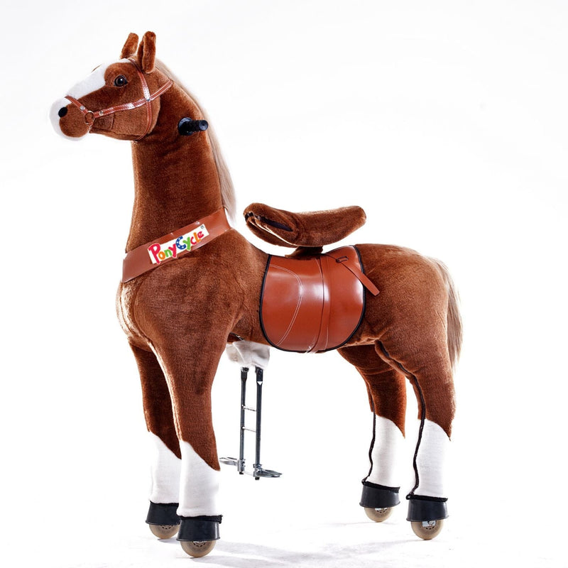 PonyCycle, Inc. Brown Horse Large Size for Age 10 to Adult - Shipping cost is not included, please do not pay before contact us and shipping cost confirmed
