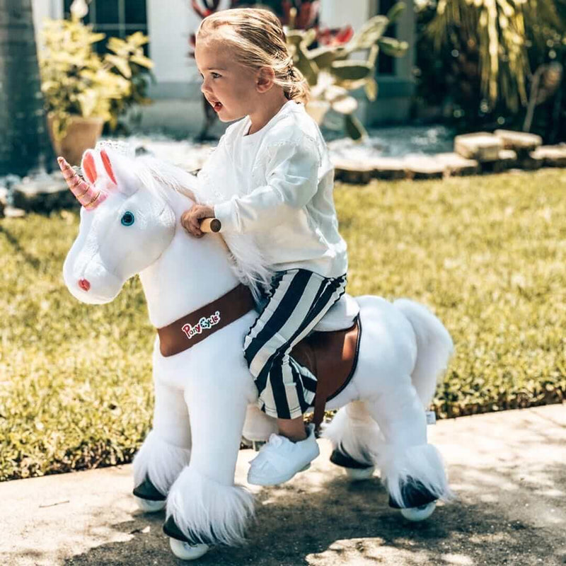 PonyCycle, Inc. PonyCycle U White Unicorn for Age 3-5