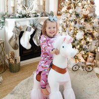 PonyCycle, Inc. PonyCycle U White Unicorn for Age 3-5