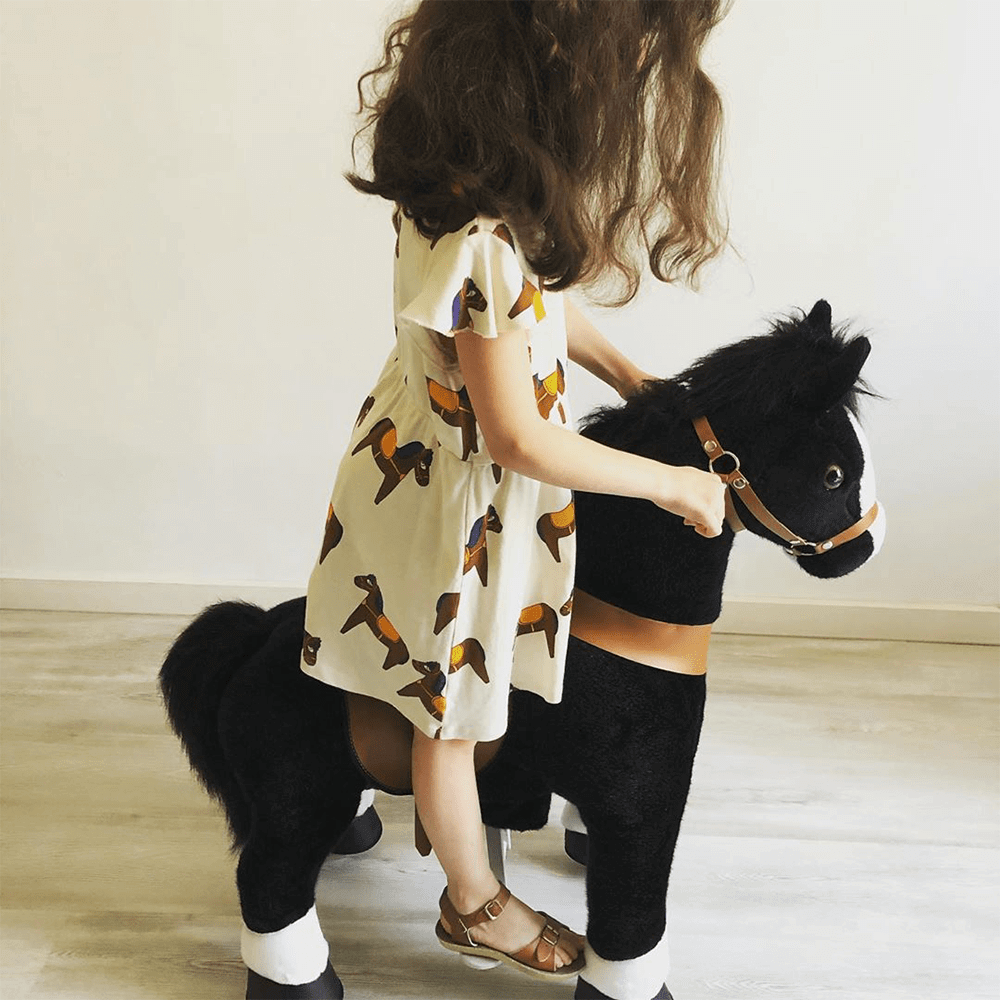PonyCycle, Inc. PonyCycle U Black Horse Toy for Age 3-5