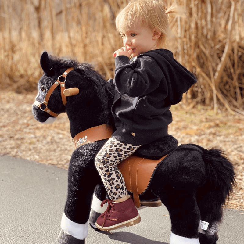 PonyCycle, Inc. PonyCycle U Black Horse Toy for Age 3-5