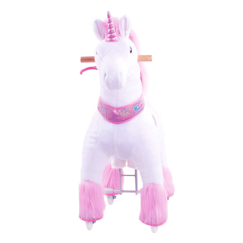 PonyCycle, Inc. Ride-on Plush Unicorn Age 4-8 Pink