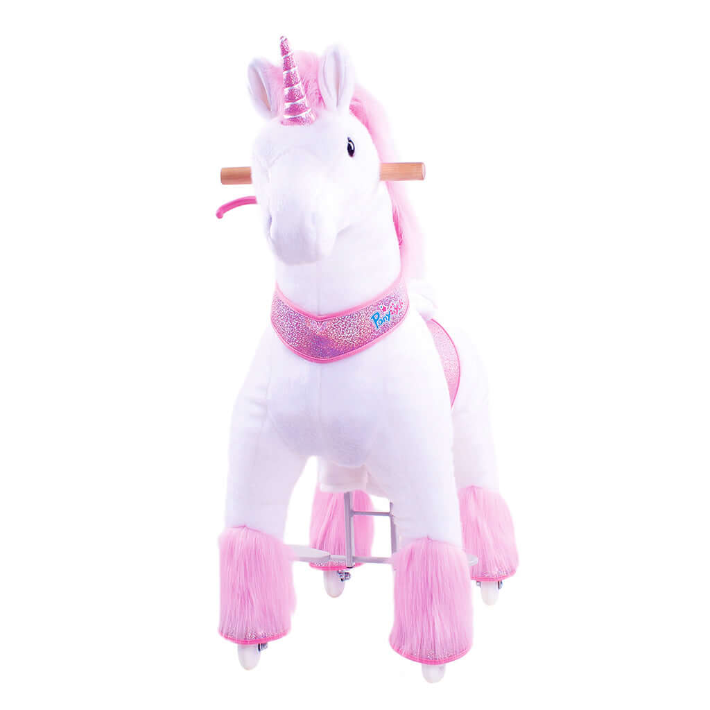 Ride on 2024 plush unicorn