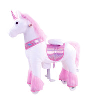 PonyCycle, Inc. Ride-on Plush Unicorn Age 4-8 Pink
