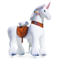 PonyCycle, Inc. ride on toy White / Size 5 for Age 7+ Ride on Unicorn