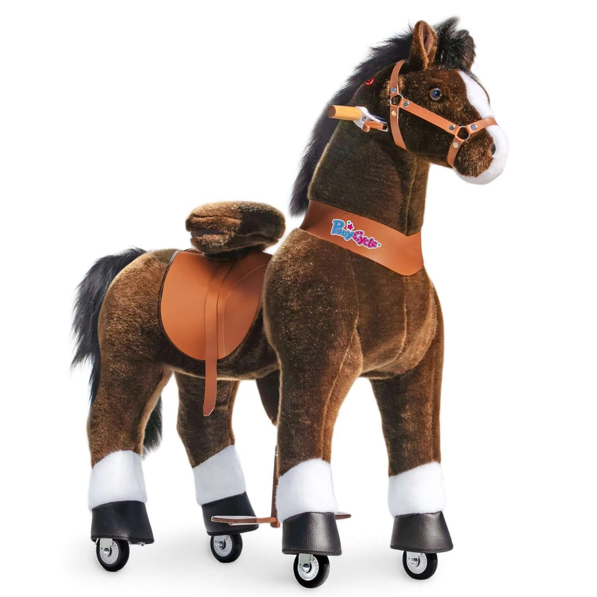 PonyCycle, Inc. PonyCycle Large Ride on Horse - Chocolate