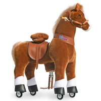 PonyCycle, Inc. PonyCycle Large Toy Horse for Kids - Brown