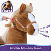 PonyCycle, Inc. PonyCycle Large Toy Horse for Kids - Brown